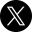 X (formerly Twitter) social media logo